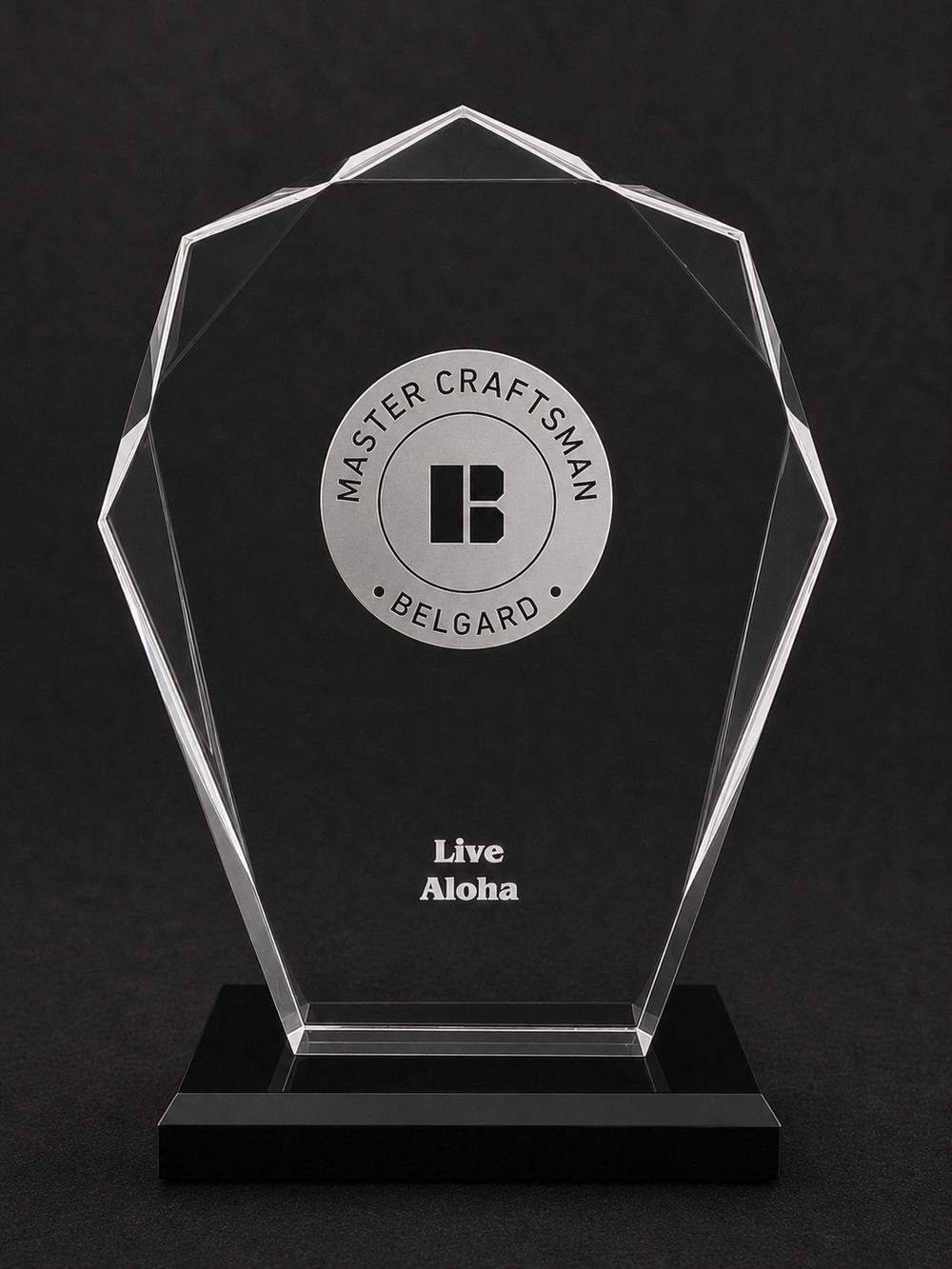 Belgard Master Craftsman award earned by Live Aloha Landscape and Design